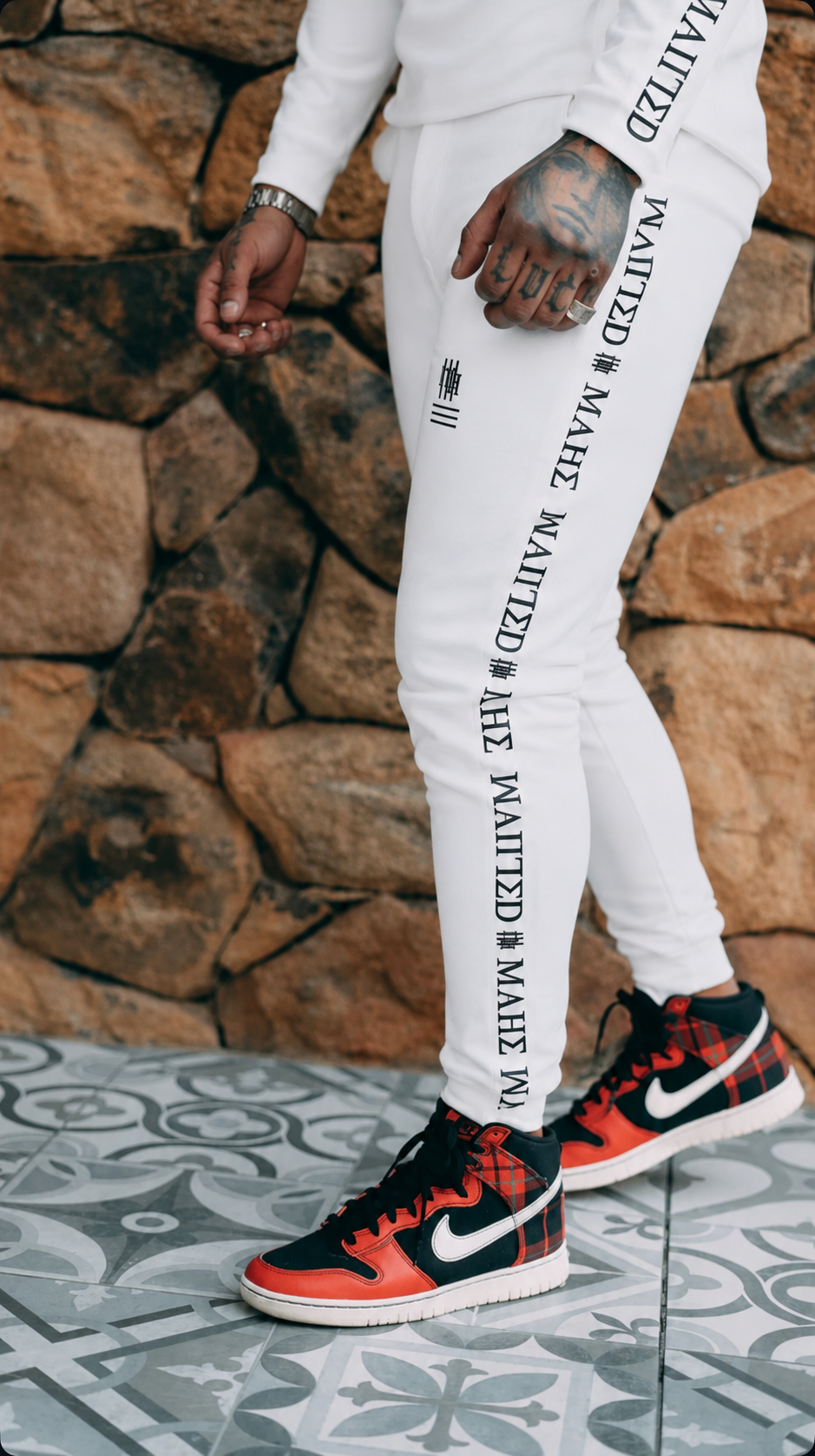 Calça Mahe Moletom Harlem White