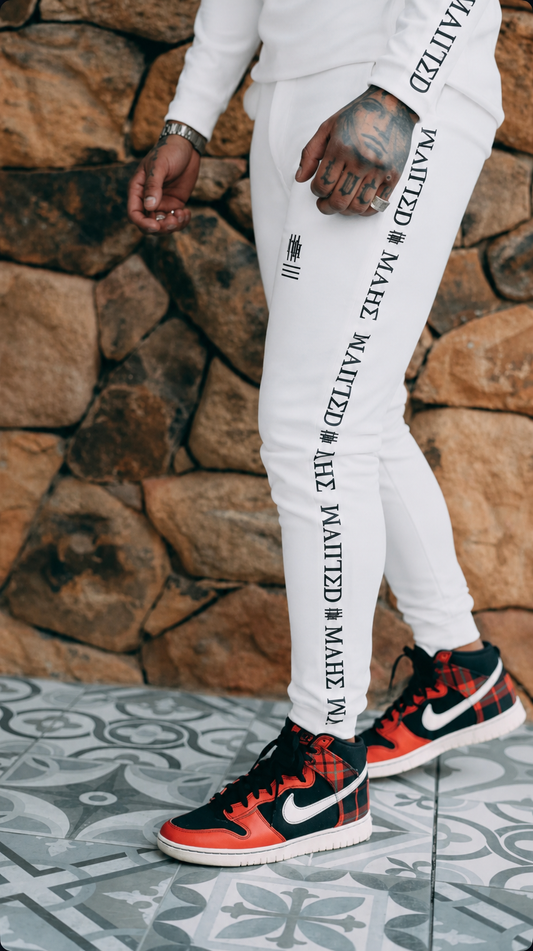 Calça Mahe Moletom Harlem White