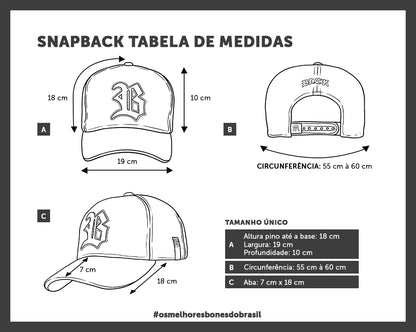 Boné Snapback BLCK Trigre Asiático Wine