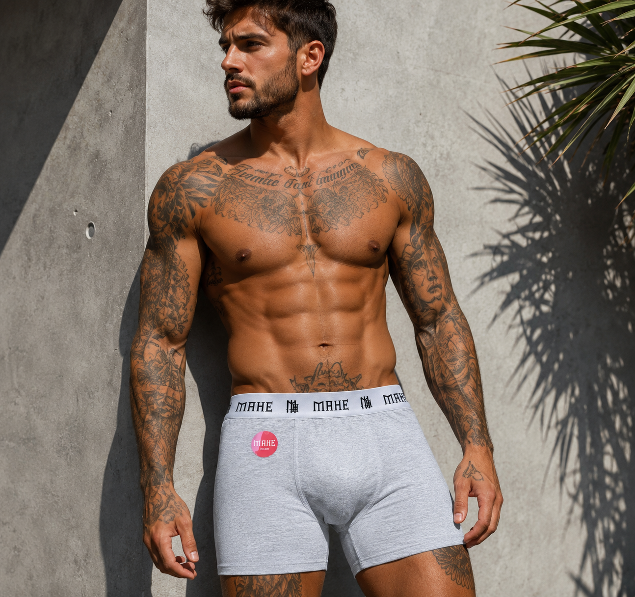 Cueca Mahe Cinza