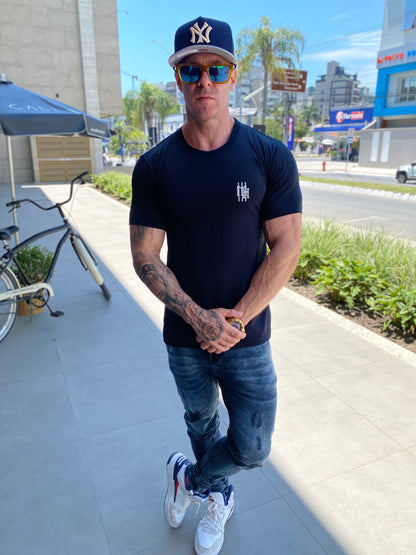 Camiseta Mahe Black Silver Refletiva