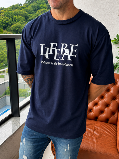 Camiseta Oversized Life Bae Madri
