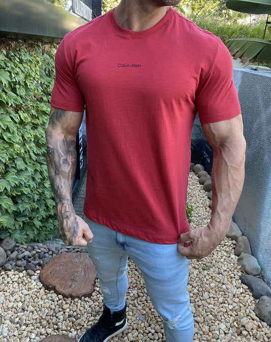 Camiseta Calvin Klein Flamê Red