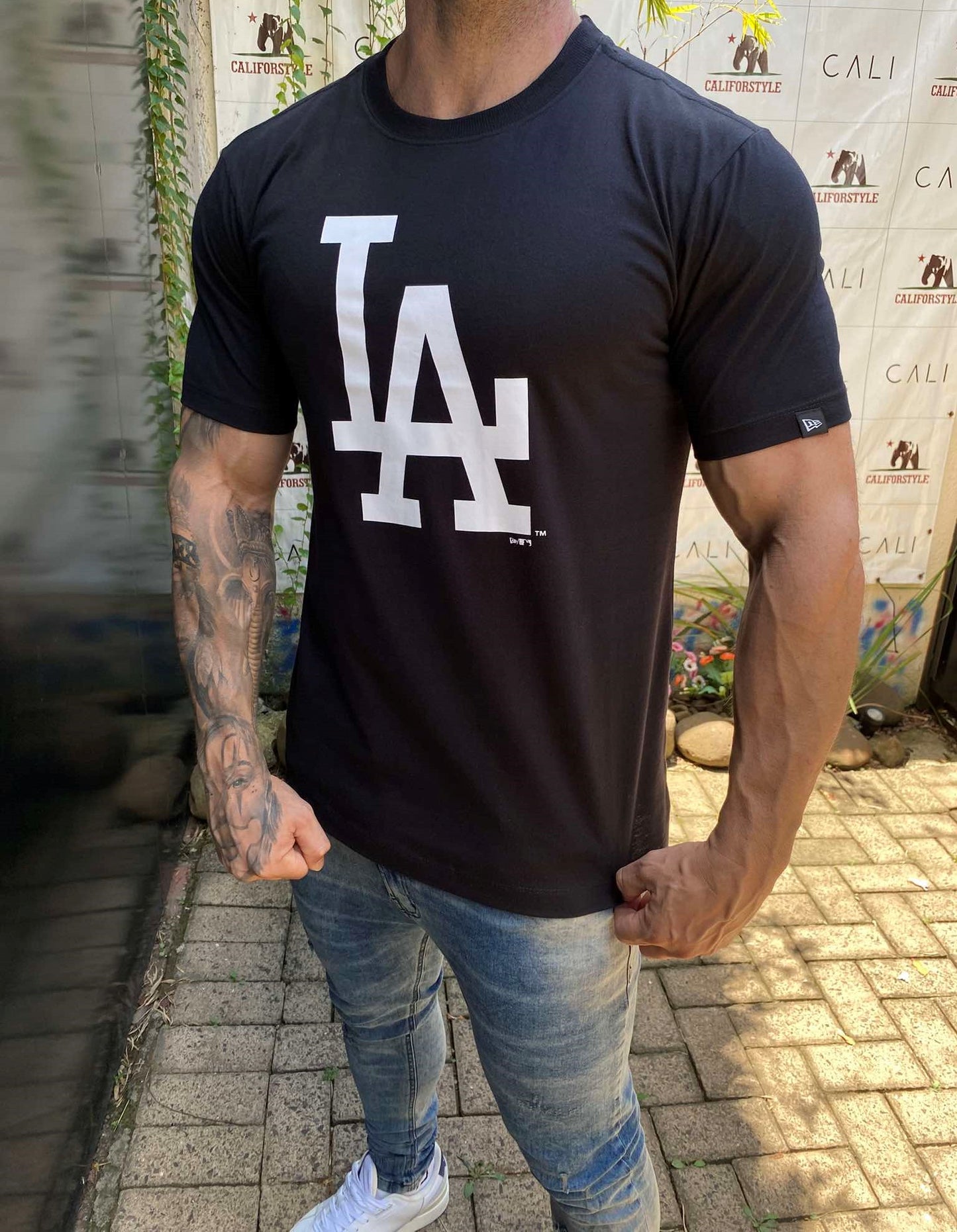 Camiseta New Era LA Black