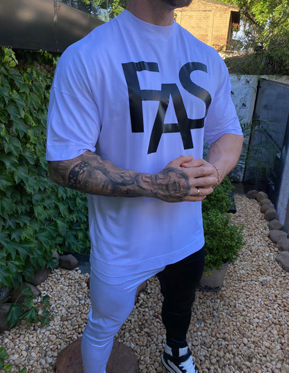 Camiseta Oversized FAS White