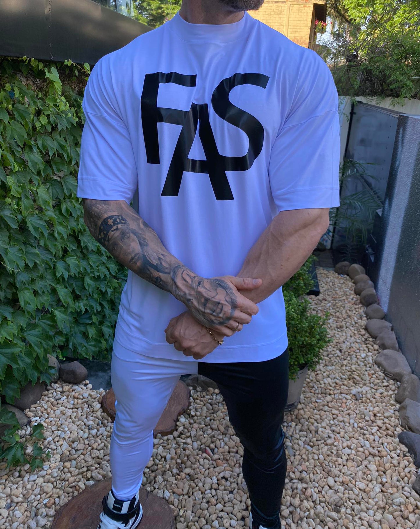 Camiseta Oversized FAS White