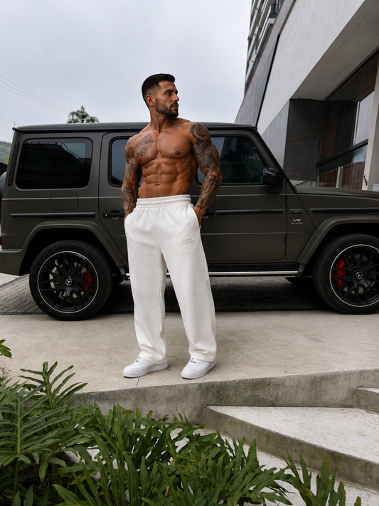 Calça Wide Oversized Premium Off White LV