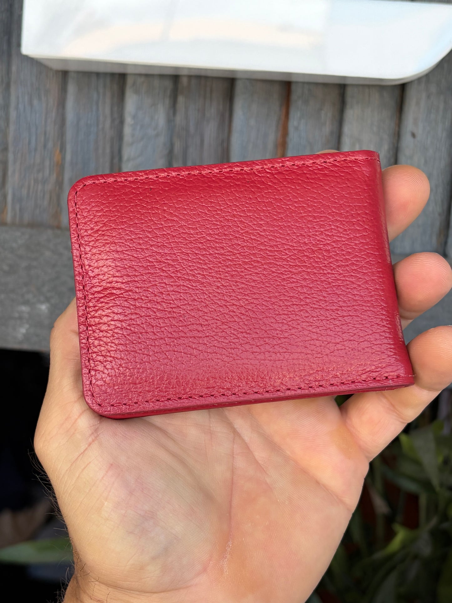 Carteira Mahe Red couro