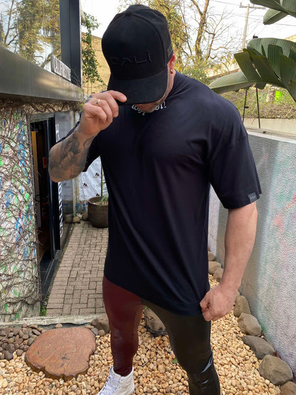 Camiseta Oversized Why Not Black
