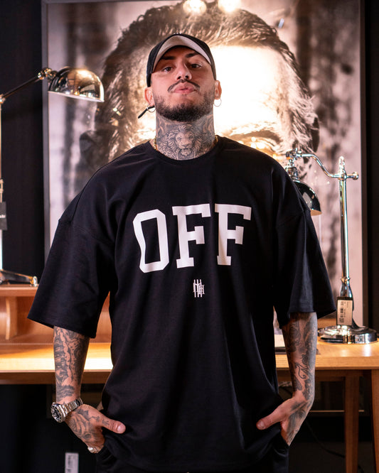 Camiseta Oversized Mahe Black OFF