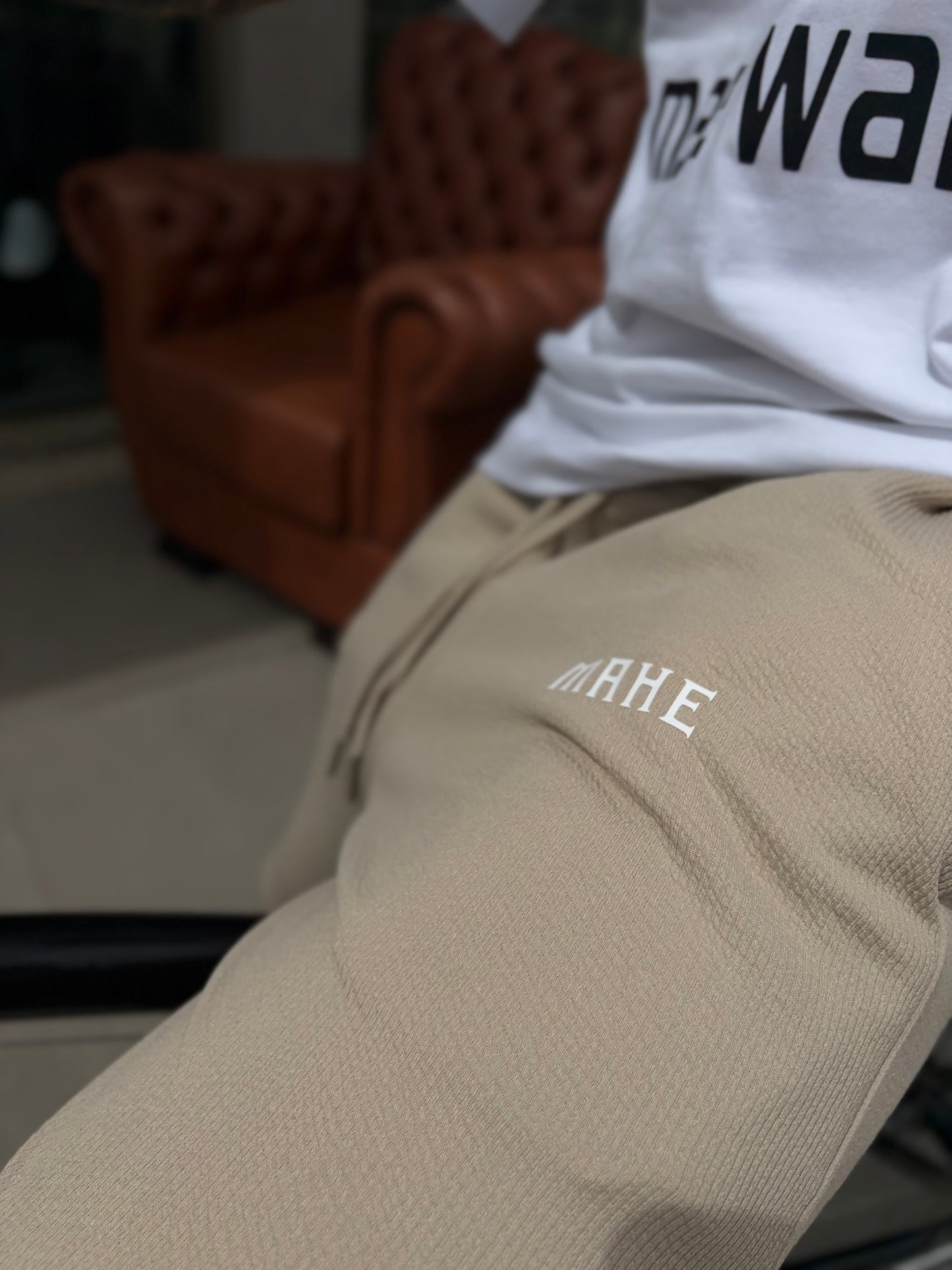 Calça Mahe Skinny Bege Canelada