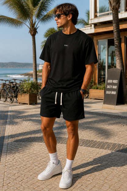 Short Mauricinho Linho Black Cosa Nostra
