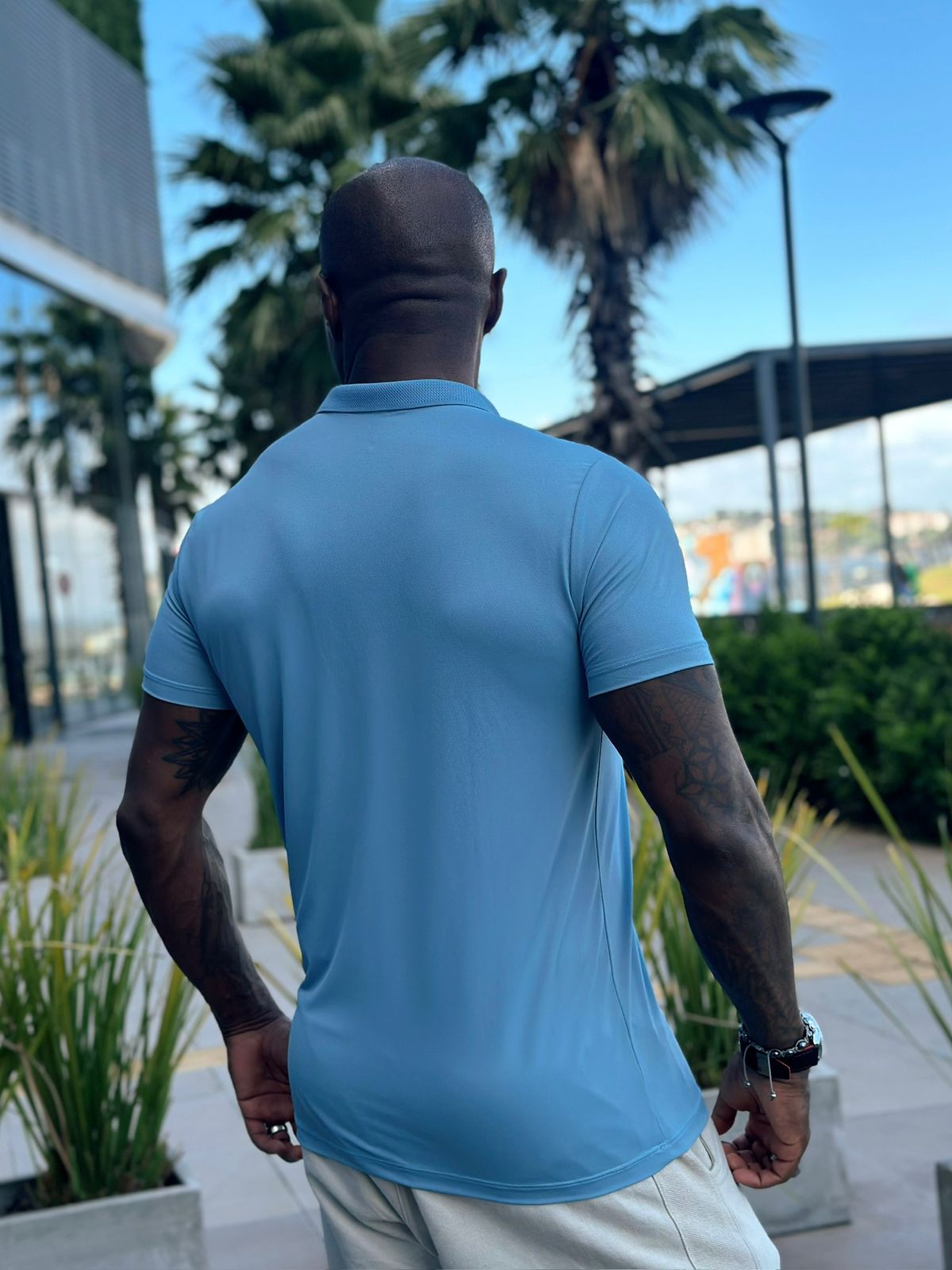 Camiseta Polo LV Blue