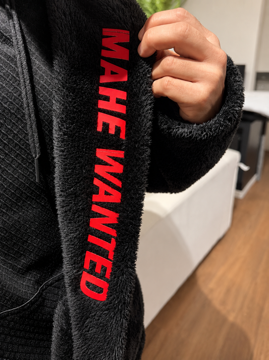 Casaco Mahe Black Red Elegance