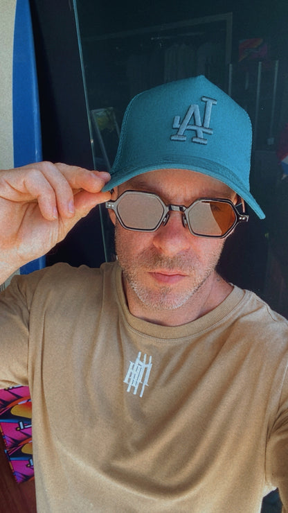 Boné New Era LA Eframe Truker Green