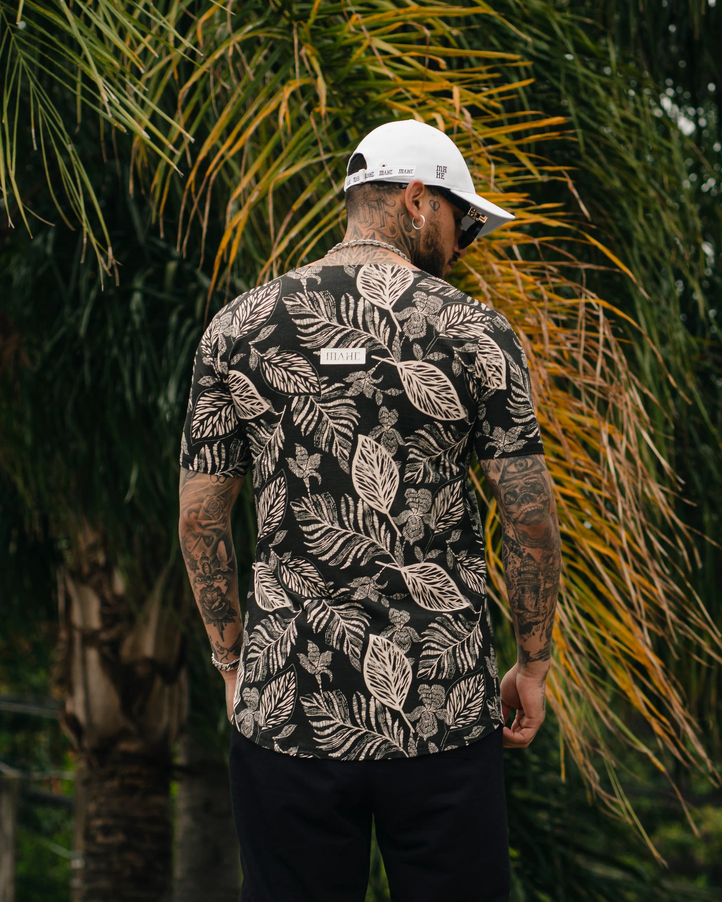 Camiseta Mahe Visco Folhas