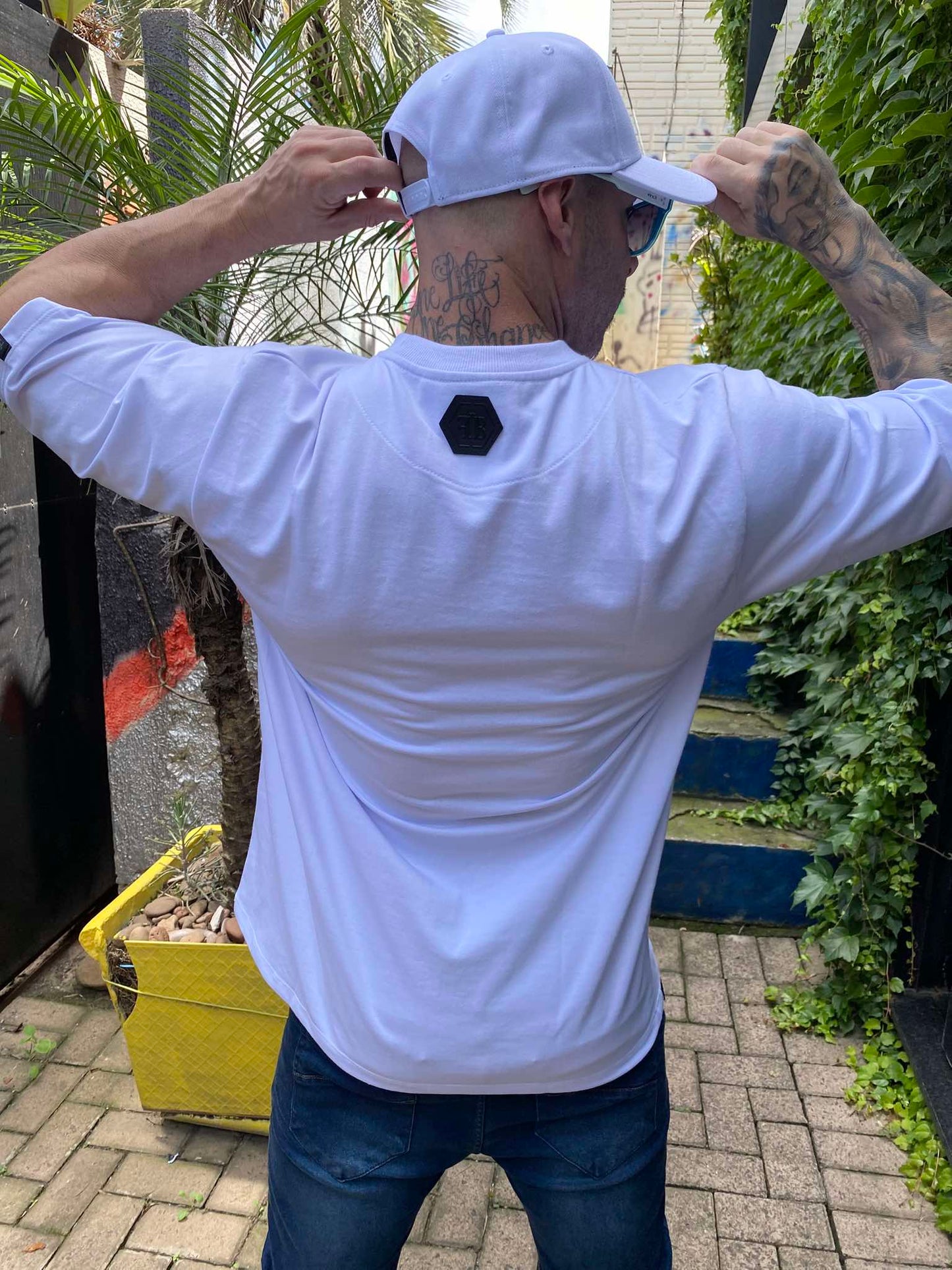 Camiseta Oversized Relevo White