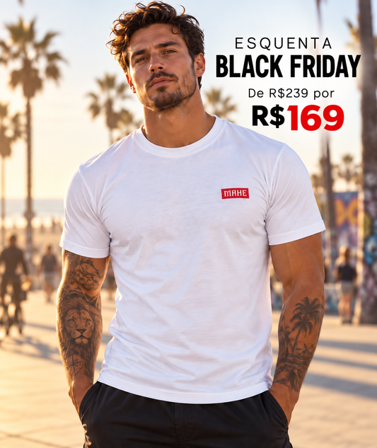 Camiseta Mahe White Red Sensor