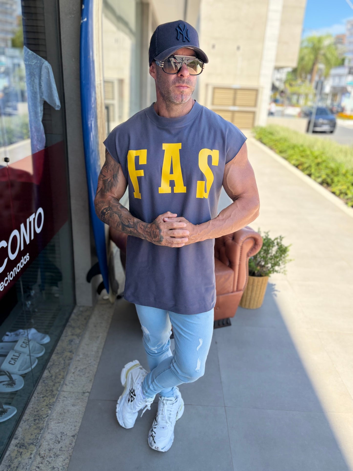 Regata Ghost FAS Grey/Yellow Machão