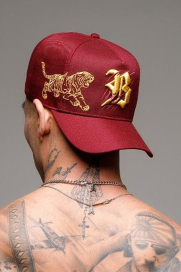Boné Snapback BLCK Trigre Asiático Wine