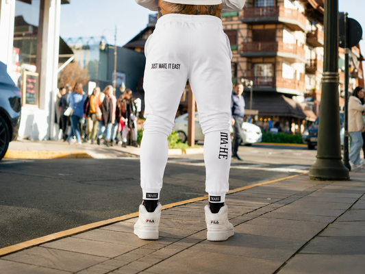 Calça de Moletom Mahe Stars White