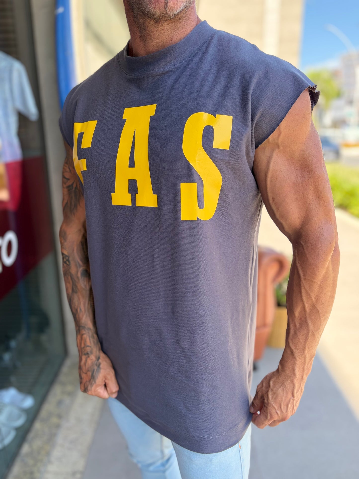 Regata Ghost FAS Grey/Yellow Machão