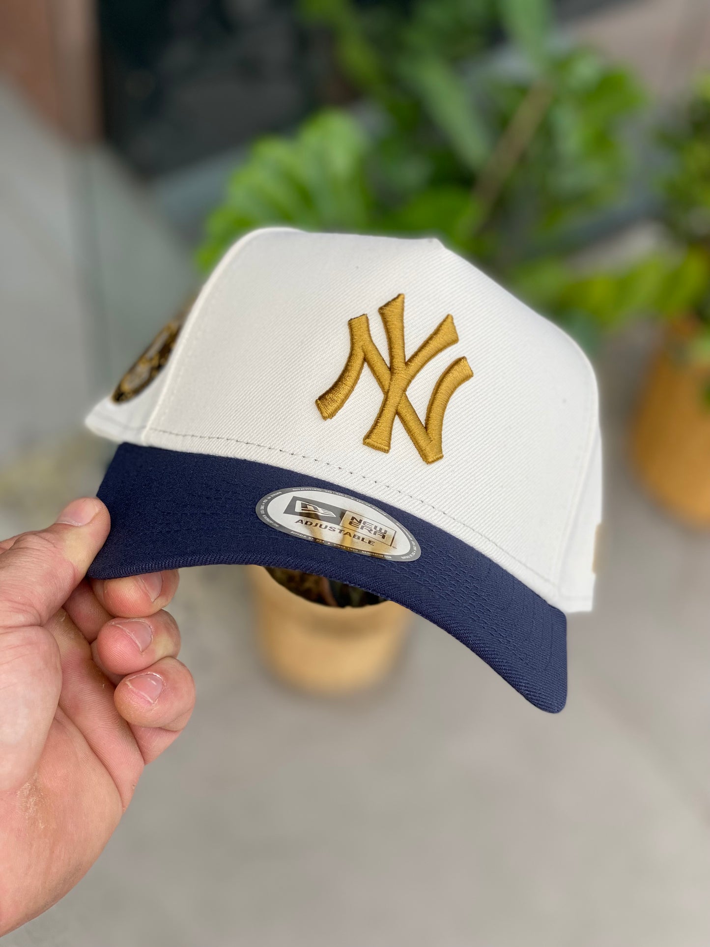 Boné New Era NY Eframe Off Blue
