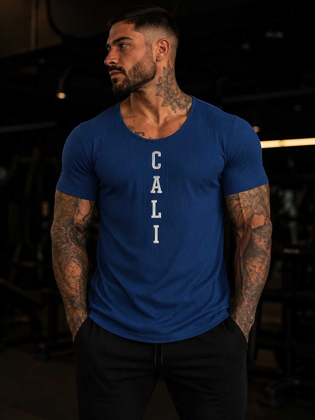 Camiseta Cali Blue Canelada