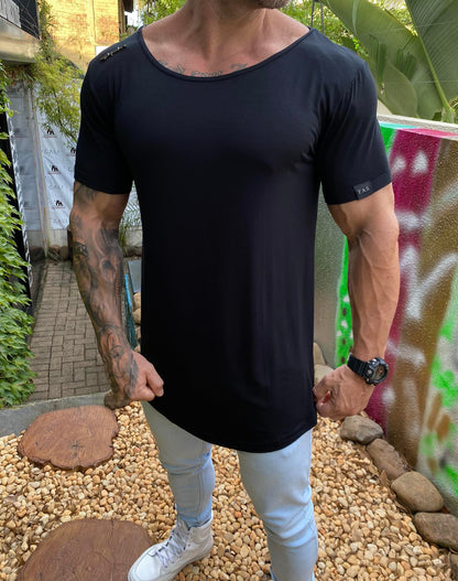 Camiseta Fas BLK Gola Canoa