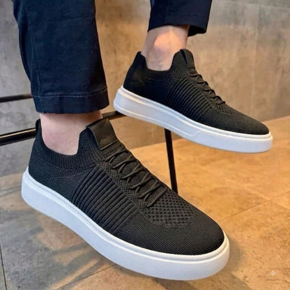 Tênis masculino casual Black White
