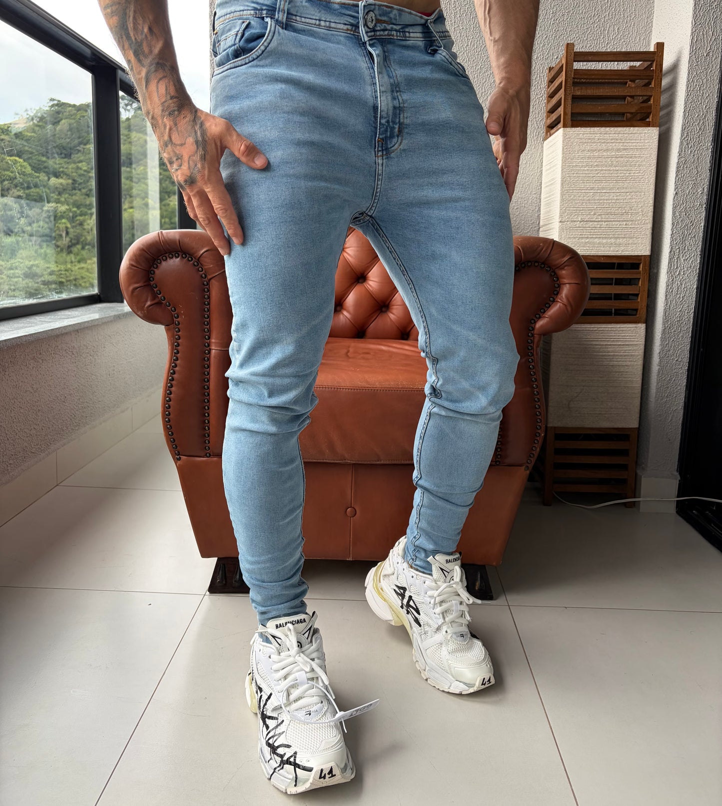Calça Jeans Super Skinny Basic