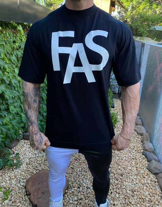 Camiseta Oversized FAS Black