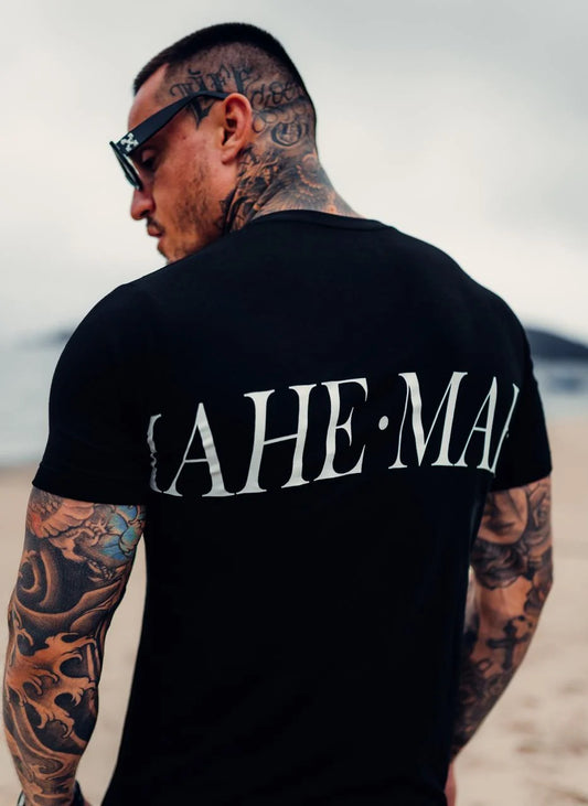 Camiseta Mahe Black White