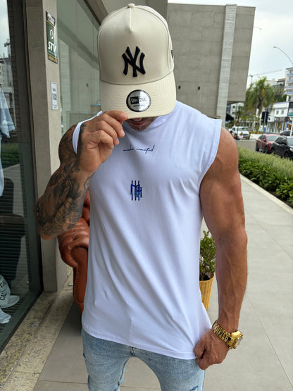 Regata Mahe Stars White Blue Machão