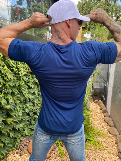 Camiseta Slim Marin