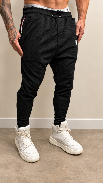 Calça Mahe Skinny Preta lista Red