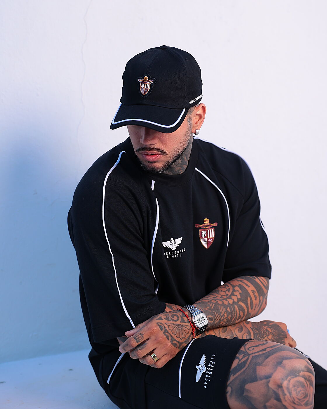 CONJUNTO OVER VIVO BRASÃO PRETO