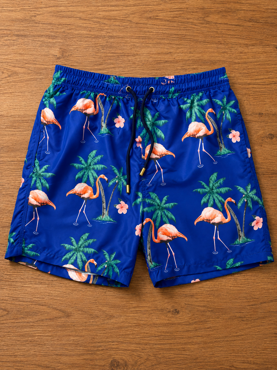 Short Beachwear Flamingo Blue