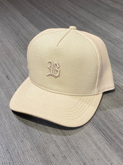Boné Snapback Linho Bege Exclusive