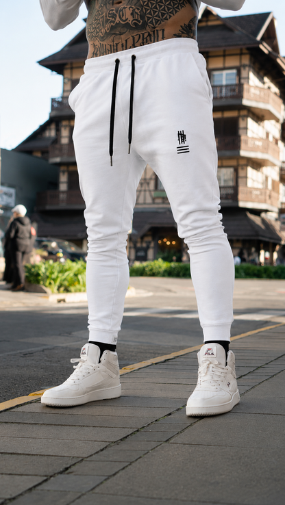 Calça de Moletom Mahe Stars White