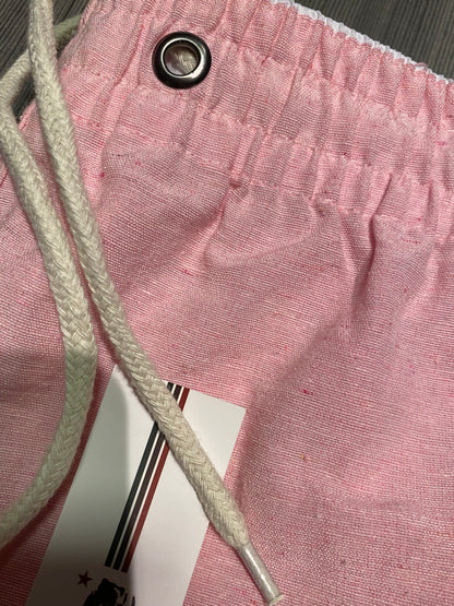 Short Mauricinho Linho Rosa