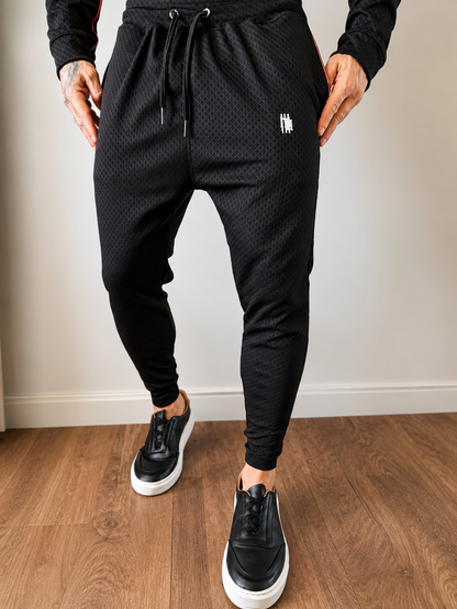 Calça Mahe Skinny Preta lista Red White
