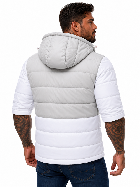 Jaqueta Puffer Bicolor Premium