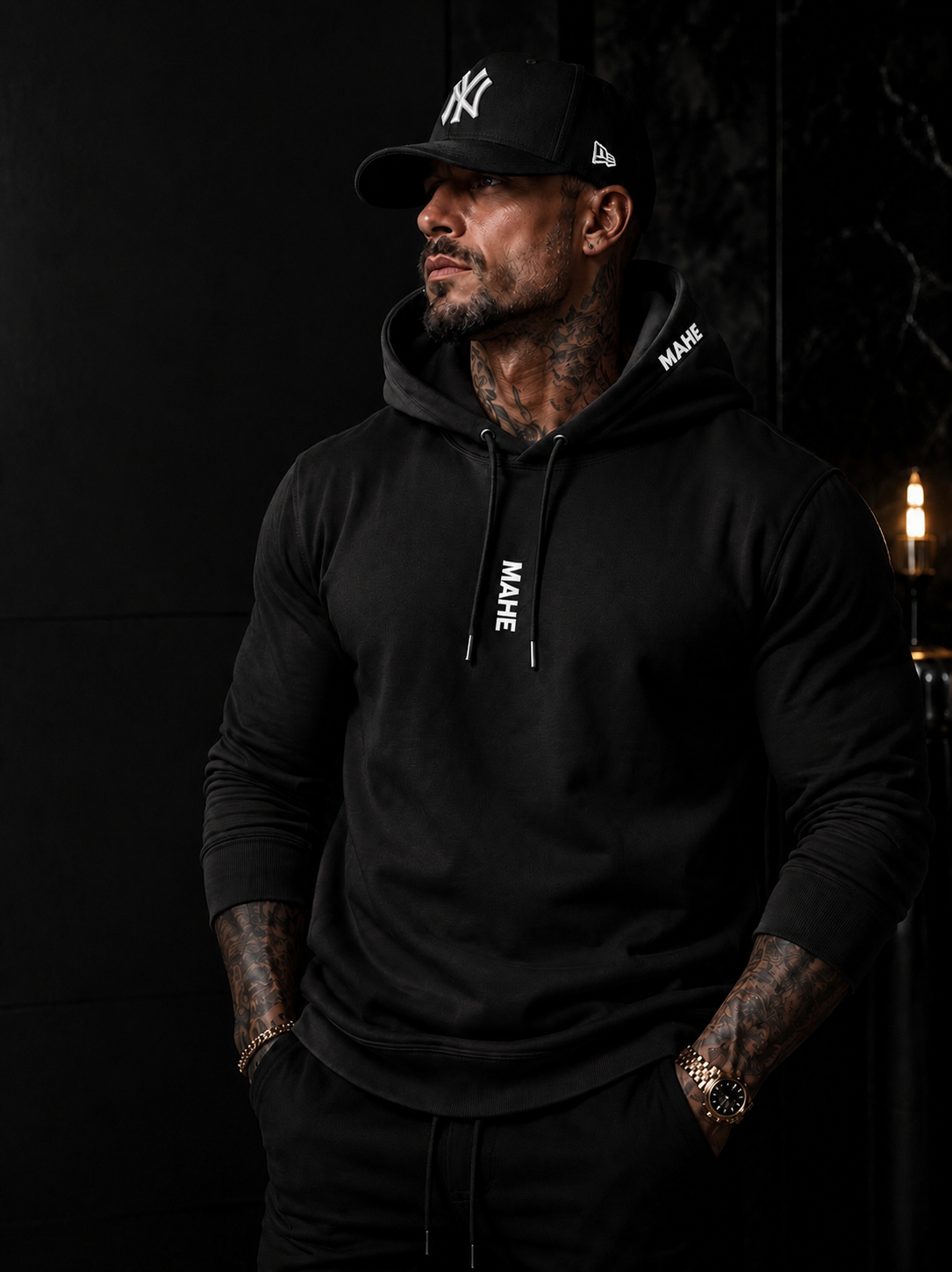 Moletom Mahe Essential Hoodie Black