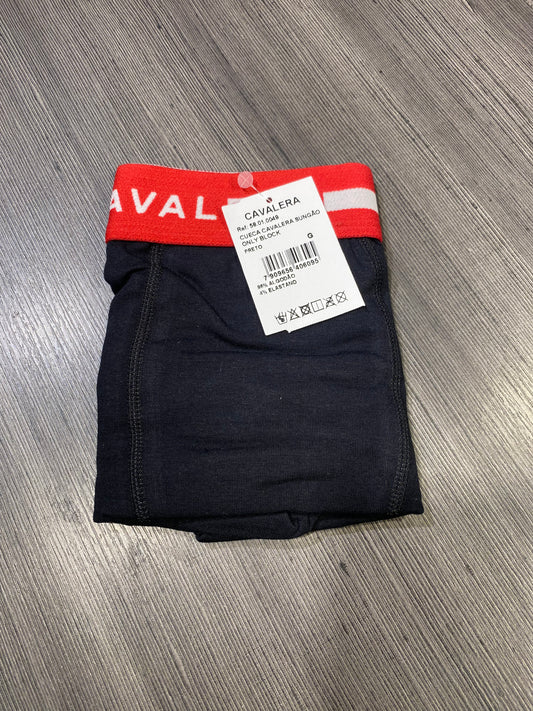 Cueca Cavalera Preto/Red