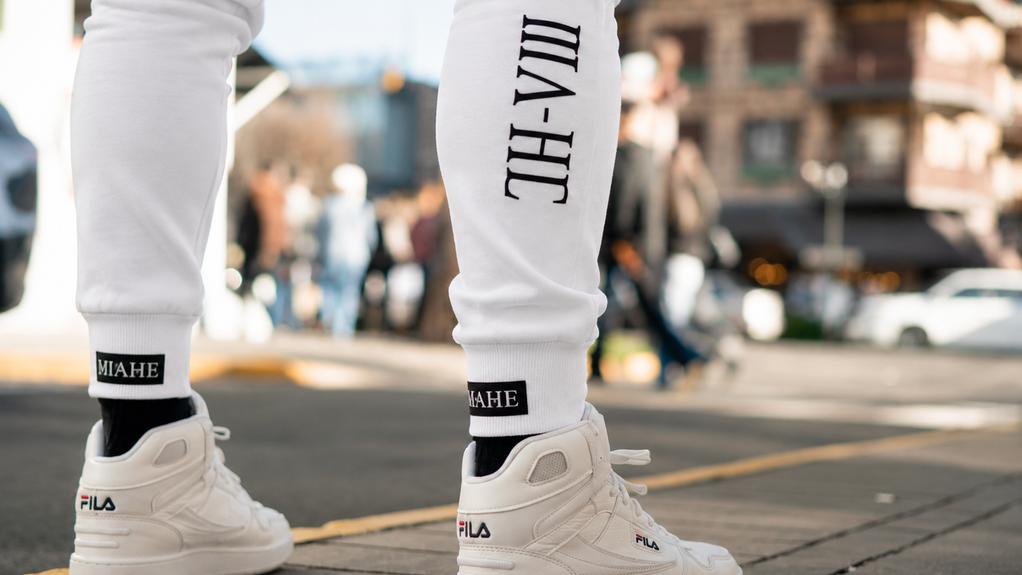 Calça de Moletom Mahe Stars White