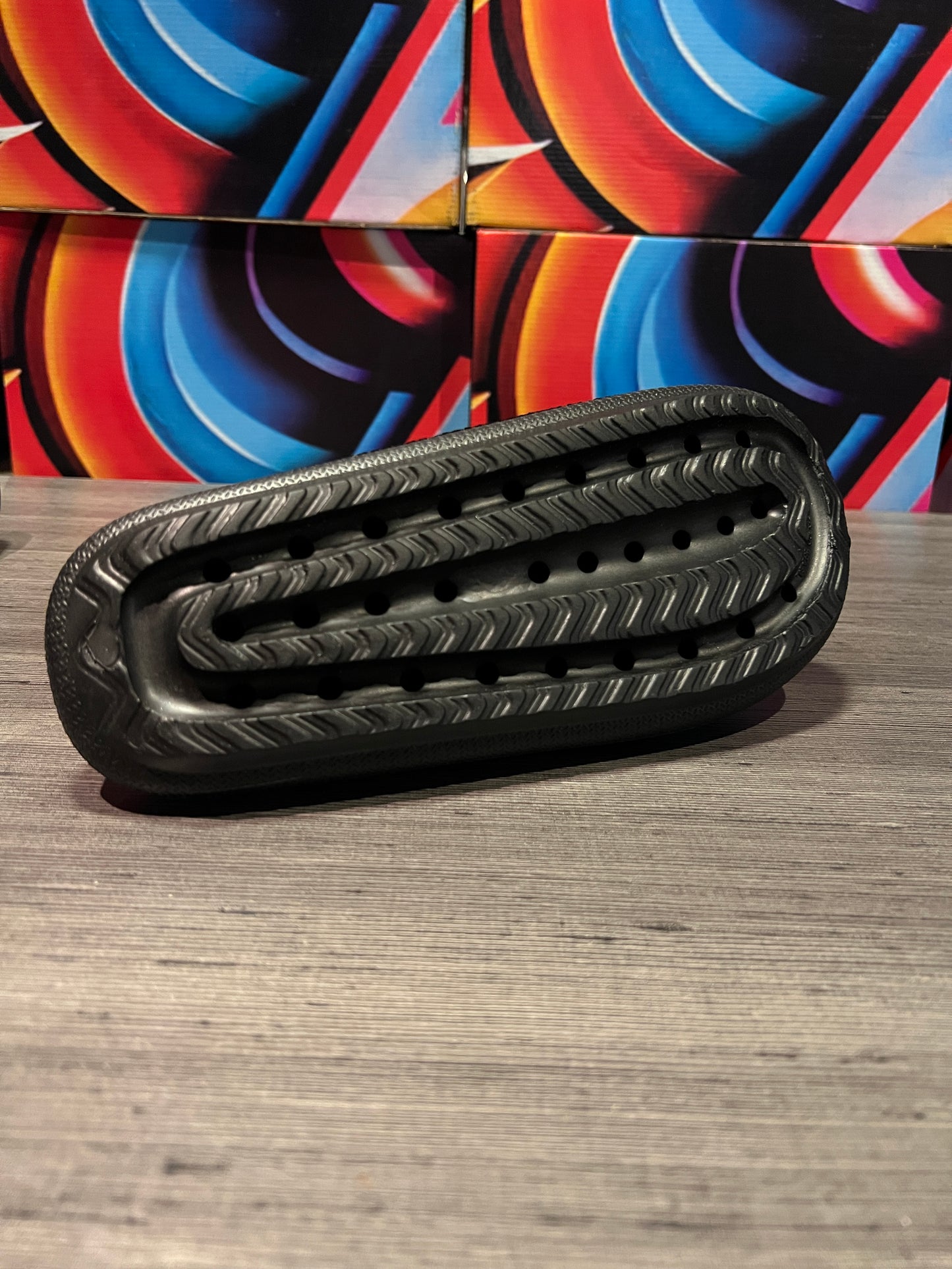 Chinelo Nuvem Preto Super Leve