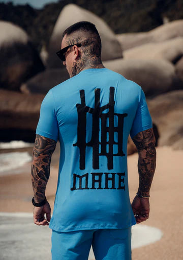 Camiseta Mahe Spray Celeste