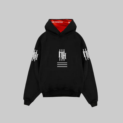 Moletom Canguru Mahe Black Red - LANÇAMENTO EXCLUSIVO