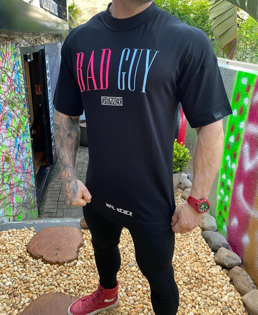 Camiseta Oversized Bad Guy Pink